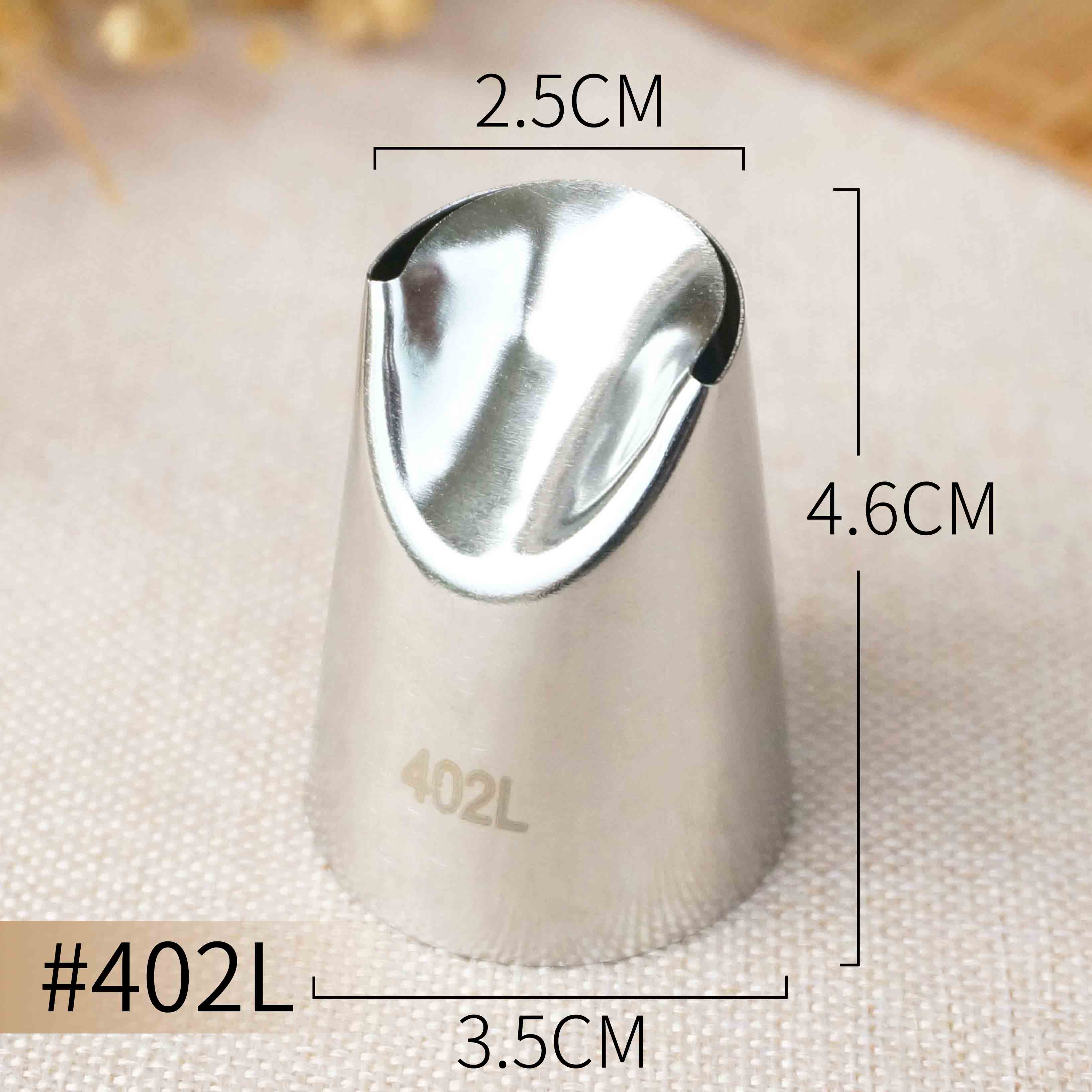 #402L Large Size Piping Nozzles Pastry Tip Stainless Steel Icing Tipa Cake Cupcake Decorating Tools Create Chrysanthemum Dahlia: 402L