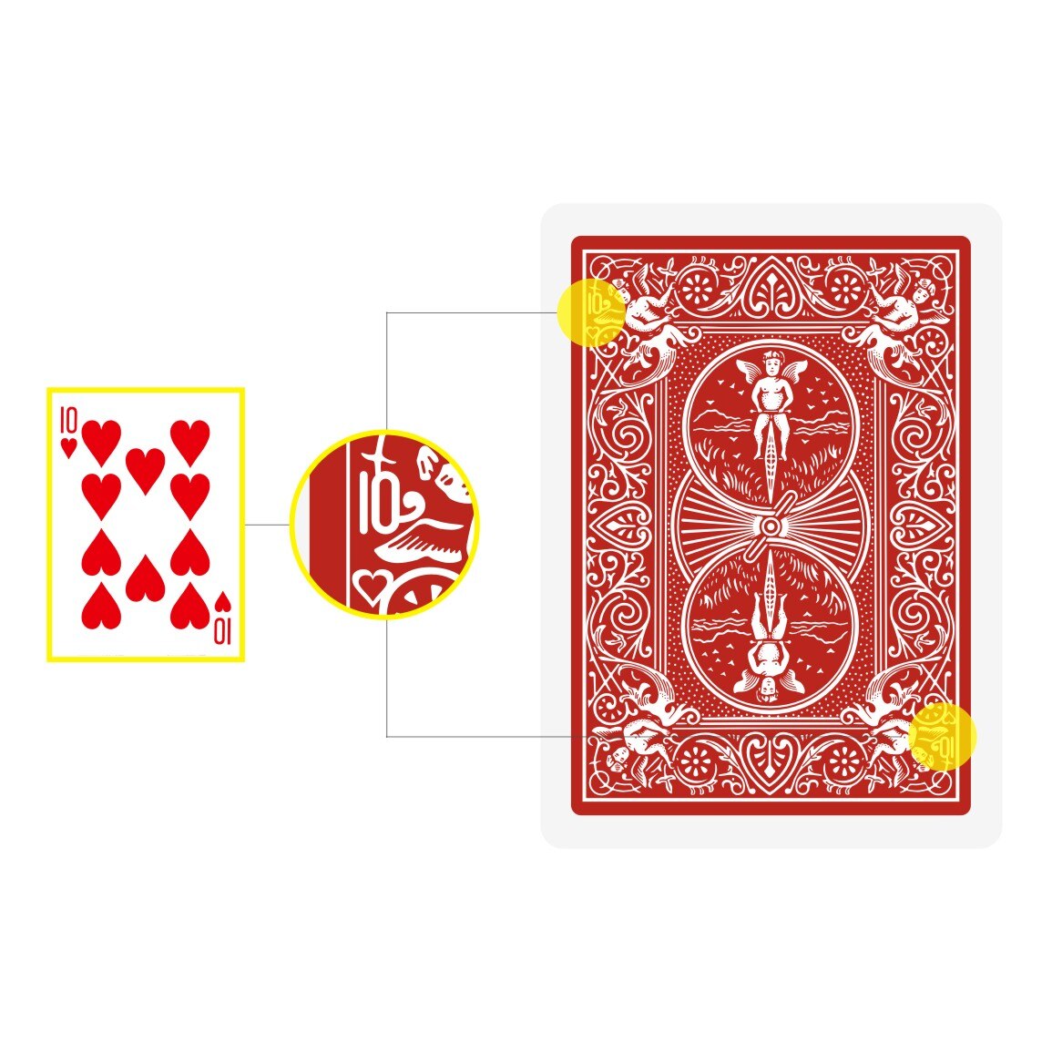 Ultimative Markiert Deck (verrotten/Blau Zurück) Magie Tricks Spielereien für Professionelle Zauberer Bühne Magie Requisiten Illusionen Zauberer