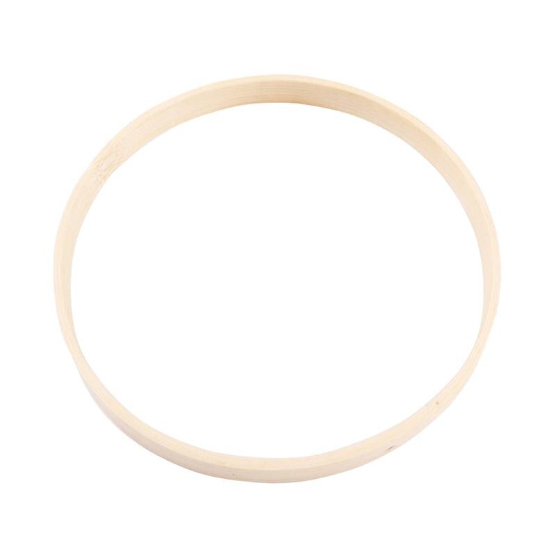 10 pièces 15cm/20cm/23cm/26cm attrapeur de rêves anneau broderie cerceau bambou cercle rond en bois bricolage Art artisanat point de croix outils: 20cm