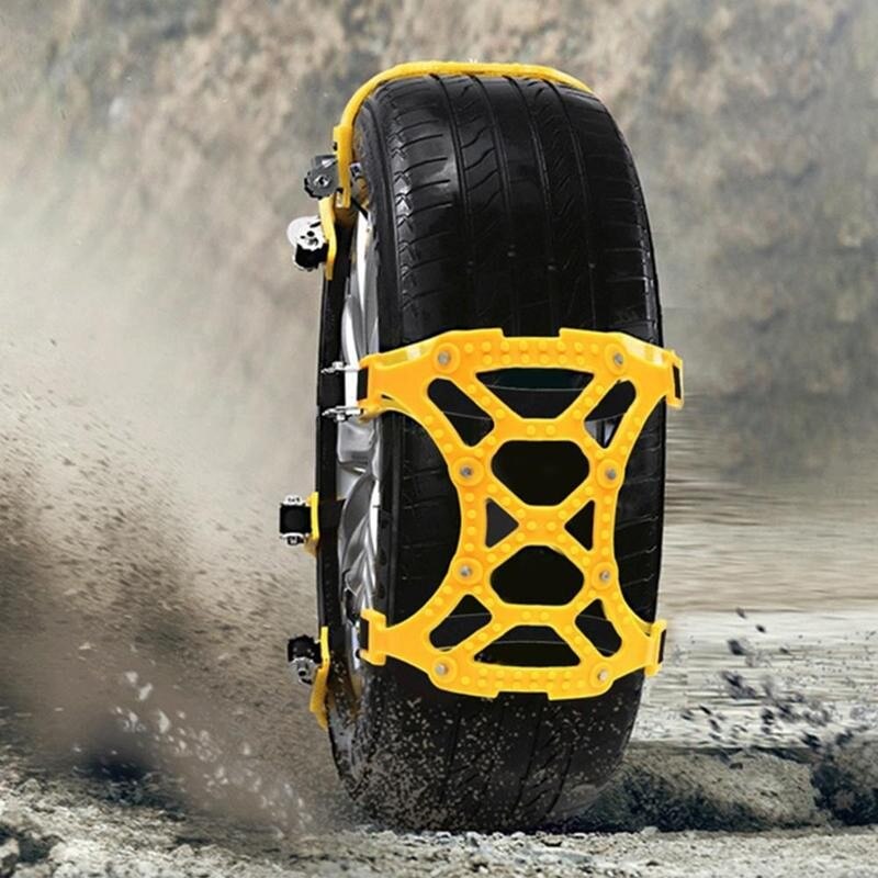 Auto Vrachtwagen Wiel Tire Modder Sneeuwkettingen Emergency Riem Accessoires Universele Auto Dikkere Tpu Kettingen