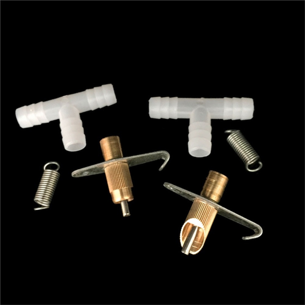Kanindrickare med 8mm hullingar tee-kontakt, kaninbur fixering fjäder automatiska nippel drinkers dricksfontän 150 set