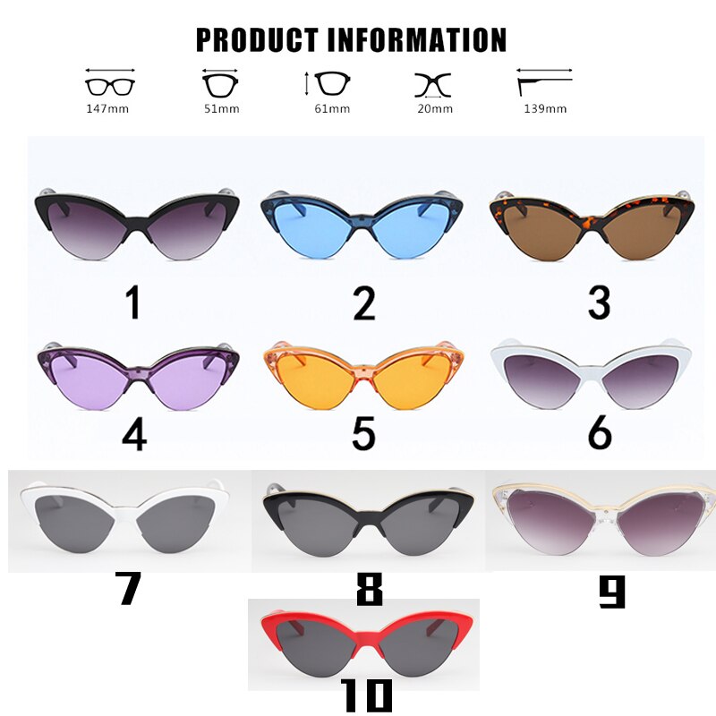 Gafas de sol con de mariposa y ojo de gato para mujer, de , lentes de sol a la azules para dama, sombra de Color teñida a la UV400