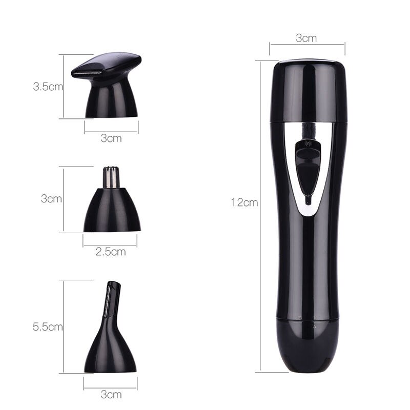 4 in1 elektrisk wonme hårfjerning dame shaver øre næse øjenbryn trimmer usb genopladelig barbering til bikini ansigt læbe arm ben krop
