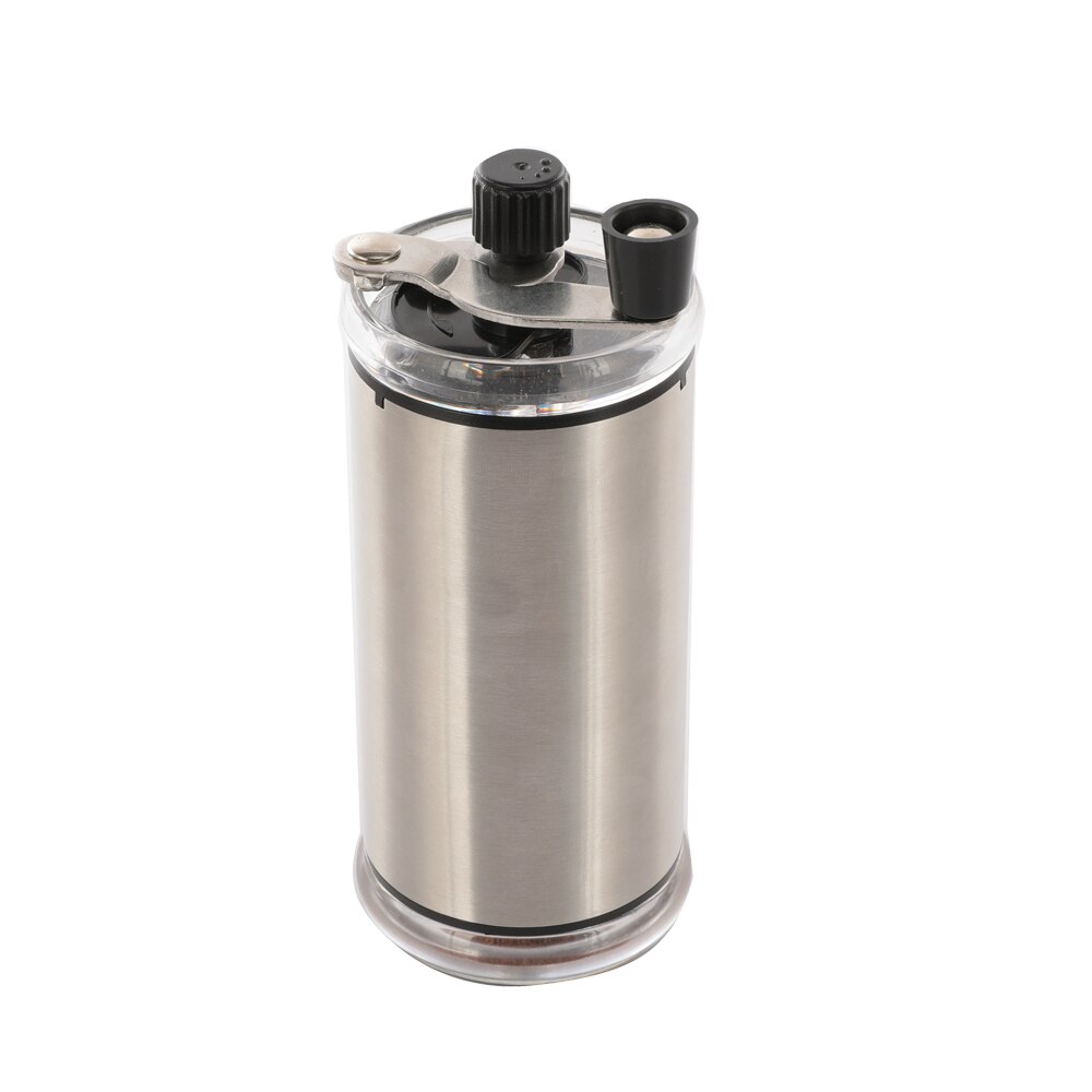 Silver Coffee Grinder Mini Stainless Steel Hand Manual Handmade Bean Burr Grinders Mill Kitchen Tool