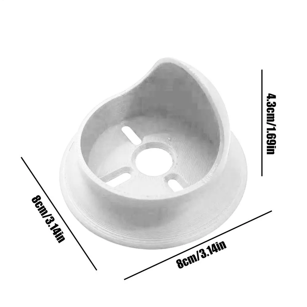 Colector de polvo de taladro, sierra perforadora, recolector de polvo, martillo eléctrico, cuenco para cenizas de perforación para el hogar y la construcción, reparaciones, montaje de muebles: Blanco