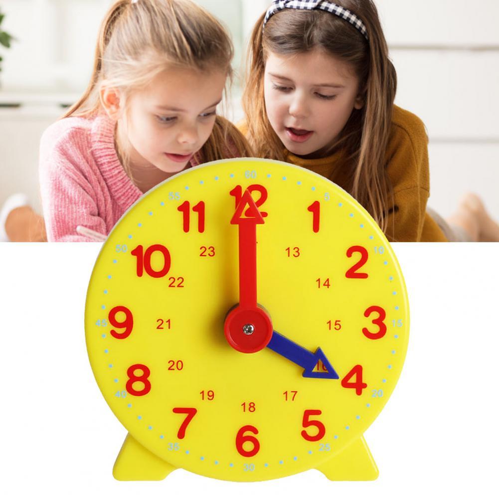10Cm Plastic Klok Model Peuter Vroege Onderwijs Cognitie Leren Speelgoed Kids Kinderen