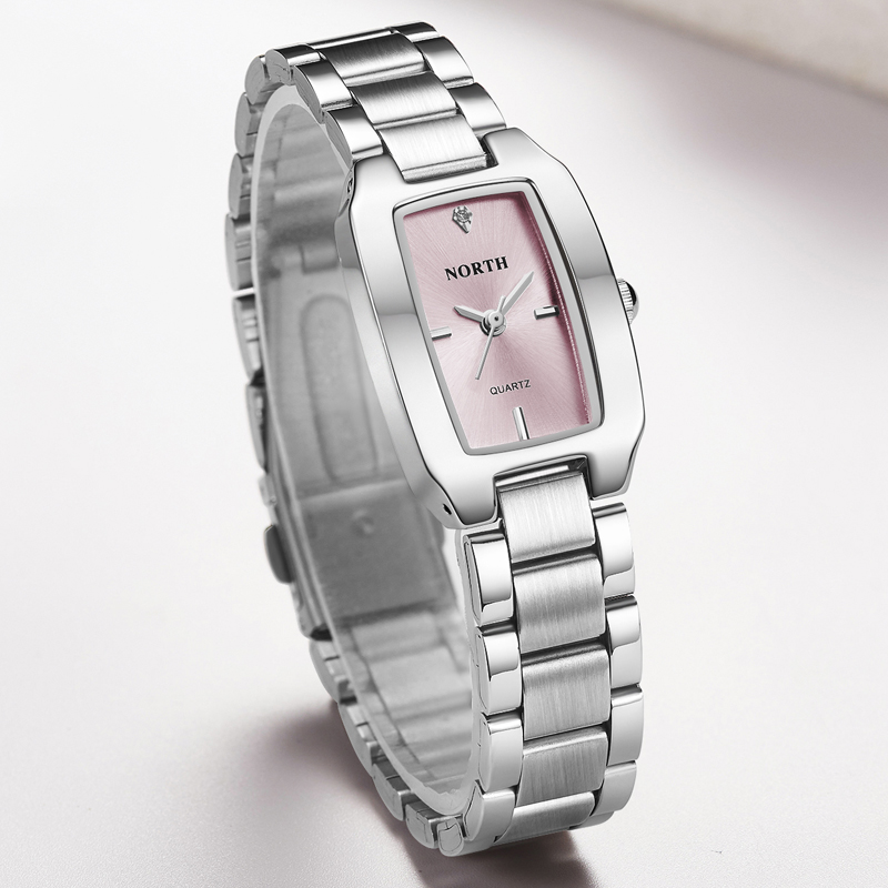 Luxuy Brand NORTH Watches Women Casual Steel Strap Quartz Watch Women Waterproof Bracelet Watches Lady Reloj Mujer