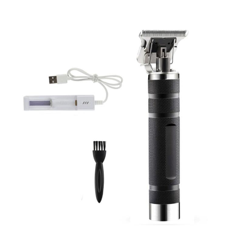 Clippers Haren Elektrische Trimmer Professionele Tondeuse Voor Mannen Usb T-Blade Draadloze Tondeuse Wahl Mannen Clippers Haren Baarden: Set 1 as shown