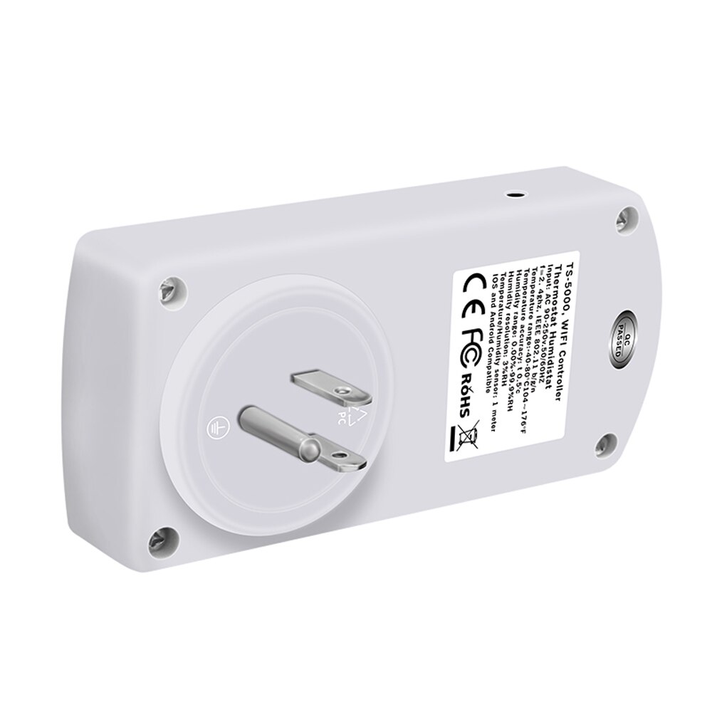 LEORY TS-5000 WIFI Controller Smart WiFi Socket With Thermostat Humidistat Control