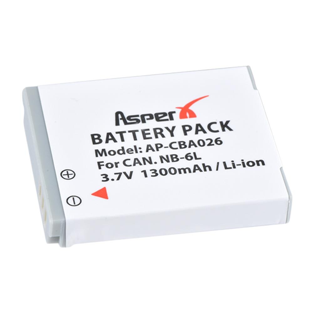 Batterie NB-6L NB 6L NB-6LH 6LH 6 LH, avec chargeur double USB pour Canon IXUS 310 SX240 SX275 SX280 SX510 SX500 HS SX500HS, 4 pièces: 1 Battery