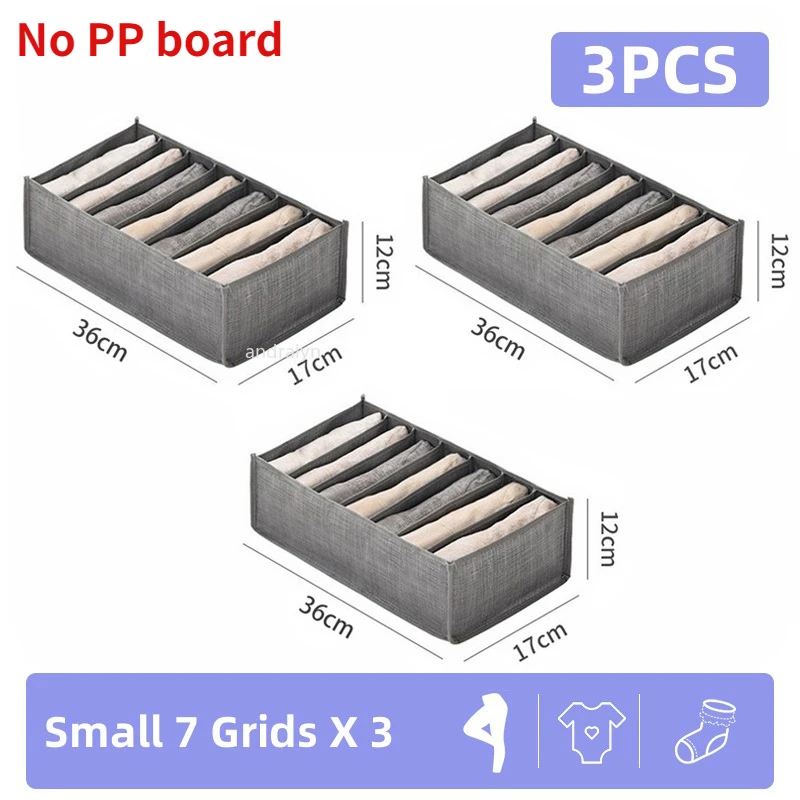 Closet Pants Organizer Cabinet Storage Organizer Box Storage Clothes Organizer For Underwear Sock Shirt Jeans Pants Organization: Ivory