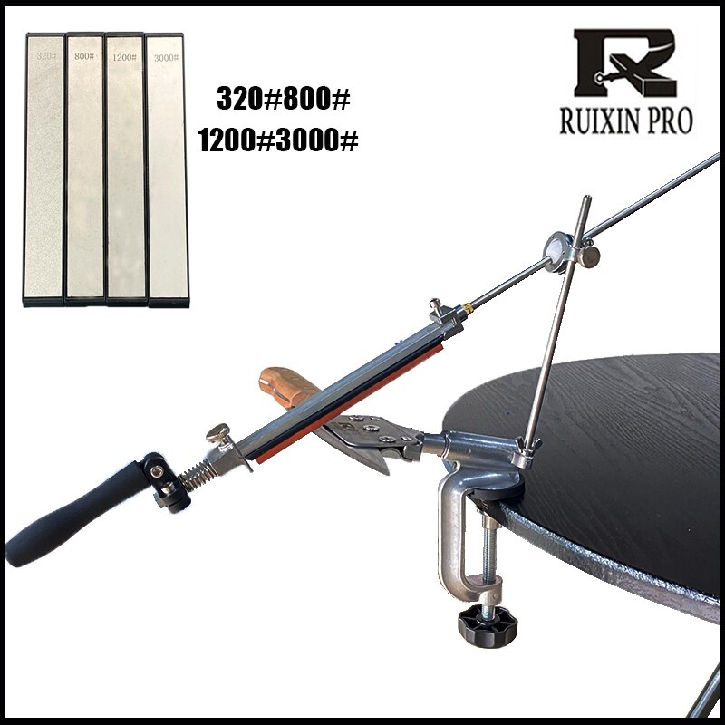 Ruixin Pro Knife Sharpener Fixed Angle Sharpener, Fixed Angle, Sharpening Tool Kitchen Knife, Scissors: N