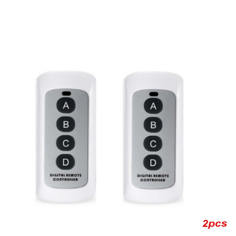 Smart Home RF433 Remote Control Switch Transmitter Receiver Smart Switch for Home Modification Relay Receiver Module Switch: set white 1