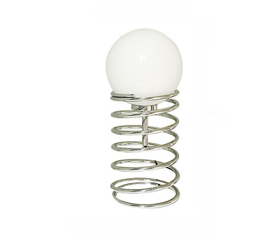 Mellem antik stil orange massivt træ glas led bordlampe soveværelse sengelampe hjem atmosfære natlampe koreansk ins lampe: Blå