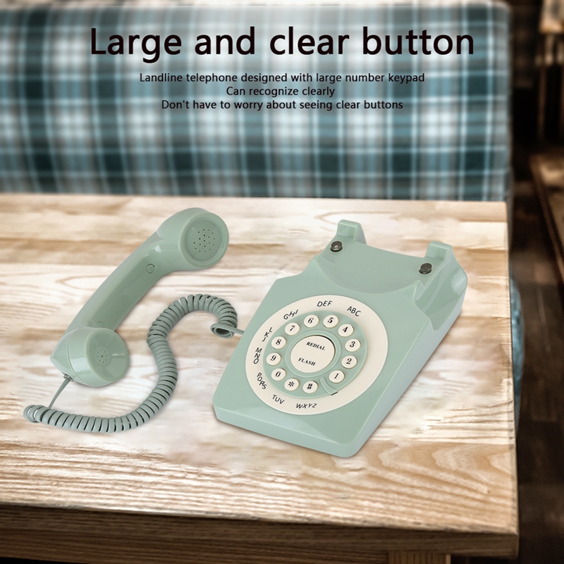 Retro Phone 80's Classic Phone/Landline Phone/Home/Hotel Corded Phone European Style Phone