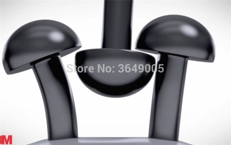 Tipo 400 3 M doppio serratura SJ3551 Nero Fungo VHB adesivo Richiudibile fissaggio nastro