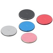 10w K8 rond métal sans fil chargeur téléphone portable efficace Induction chargeur sans fil chargeur
