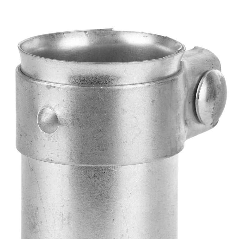 Exhaust Pipe Coupler Joiner Exhaust Muffler Tube Connector Joiner Dual Clamp Sleeve 2in/51mm Automobile Accessory