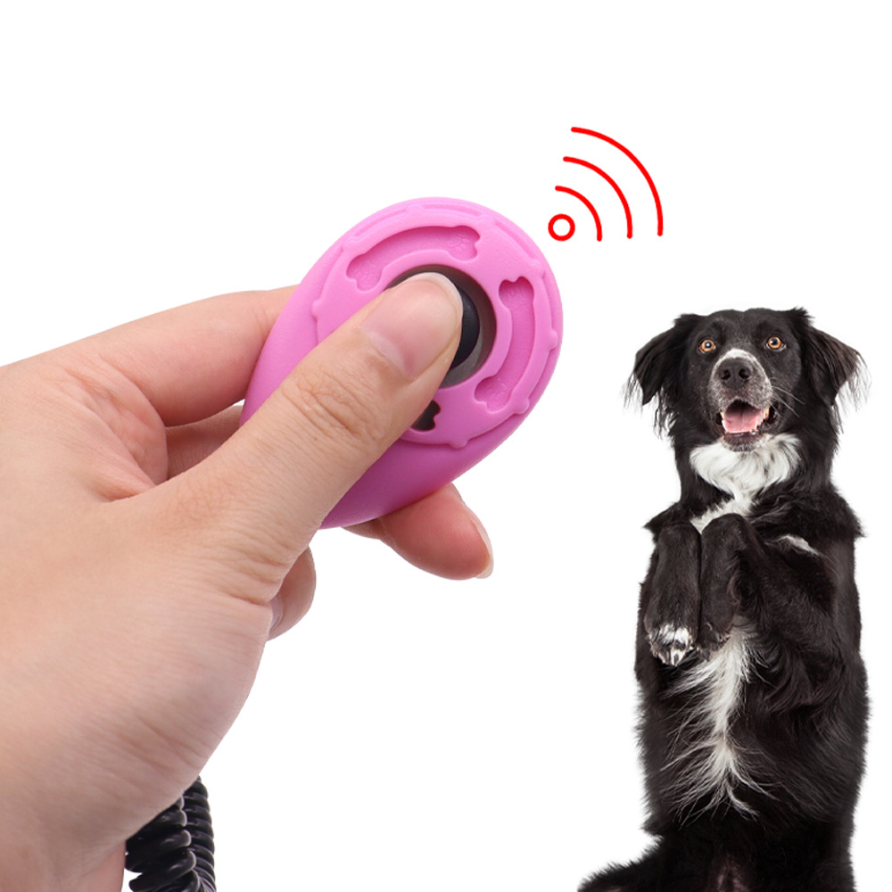Hundträning klicker husdjur katt hundklicktränare olika stilar hjälpmedel justerbart handledsband ljud nyckelring hundavskräckare husdjursprodukt
