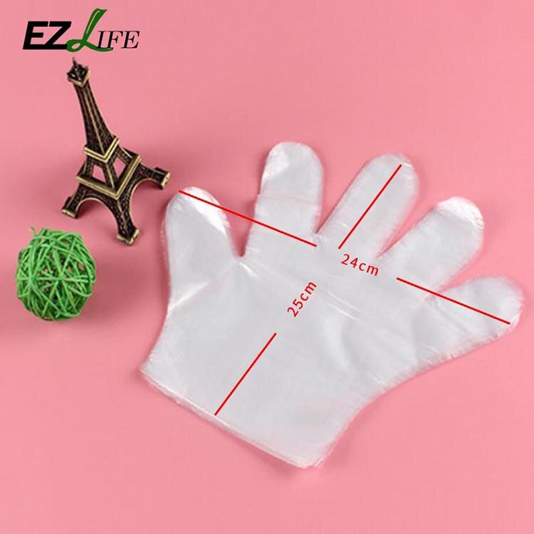 100/50 Pc Einweg Handschuhe Gastronomie Lebensmittel Klasse Geschirr Gastronomie Schönheit Handschuhe Küche Reinigung: 100pc