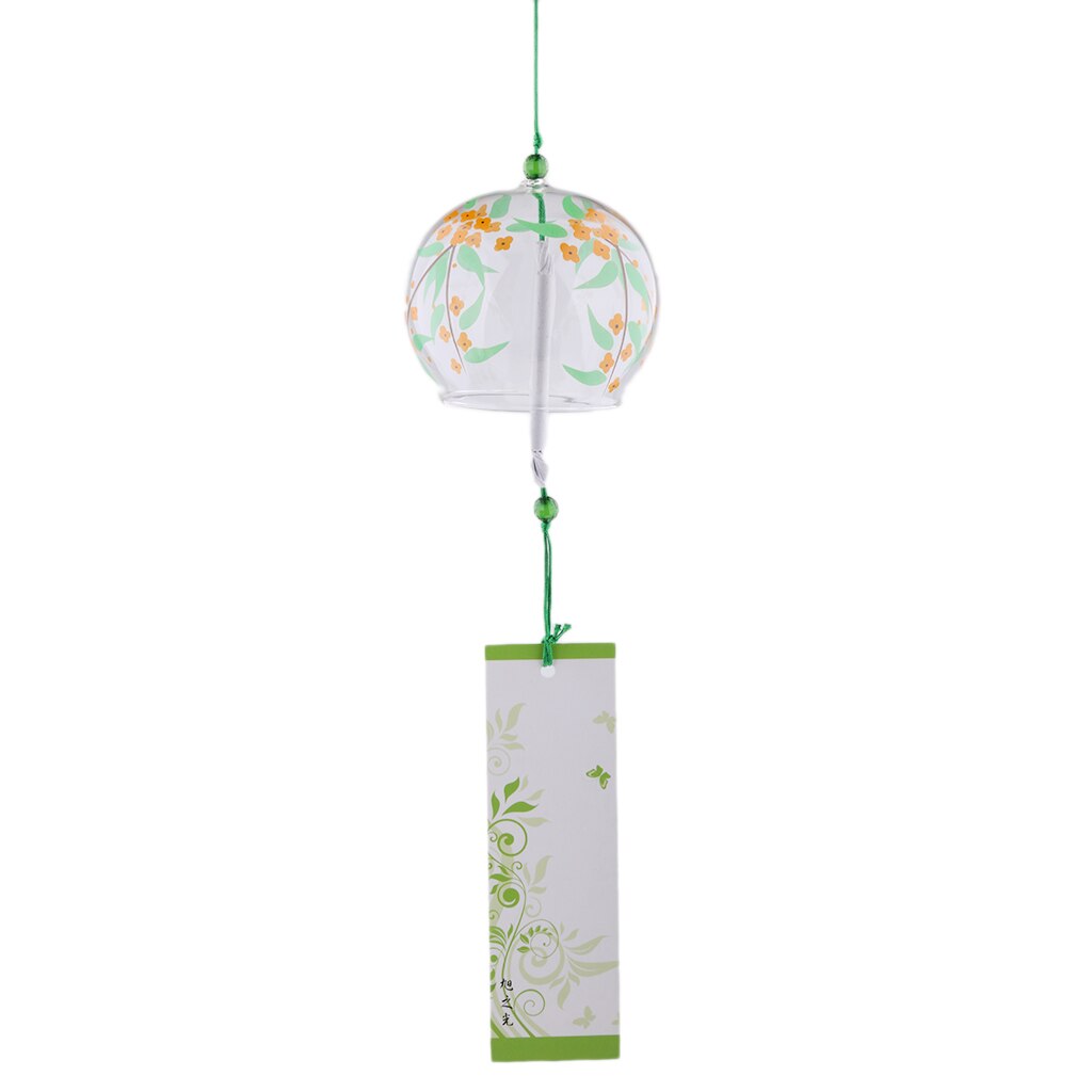 japonaise verre vent cloche Furin vent carillons maison suspendus décor: 19