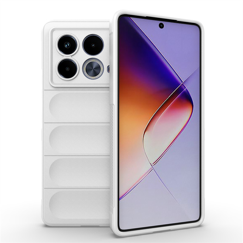 For Infinix Note 40 5G Case Infinix Note 40 5G Cover Original Luxury TPU Shockproof Protective Phone Cover Infinix Note 40 5G: WHITE