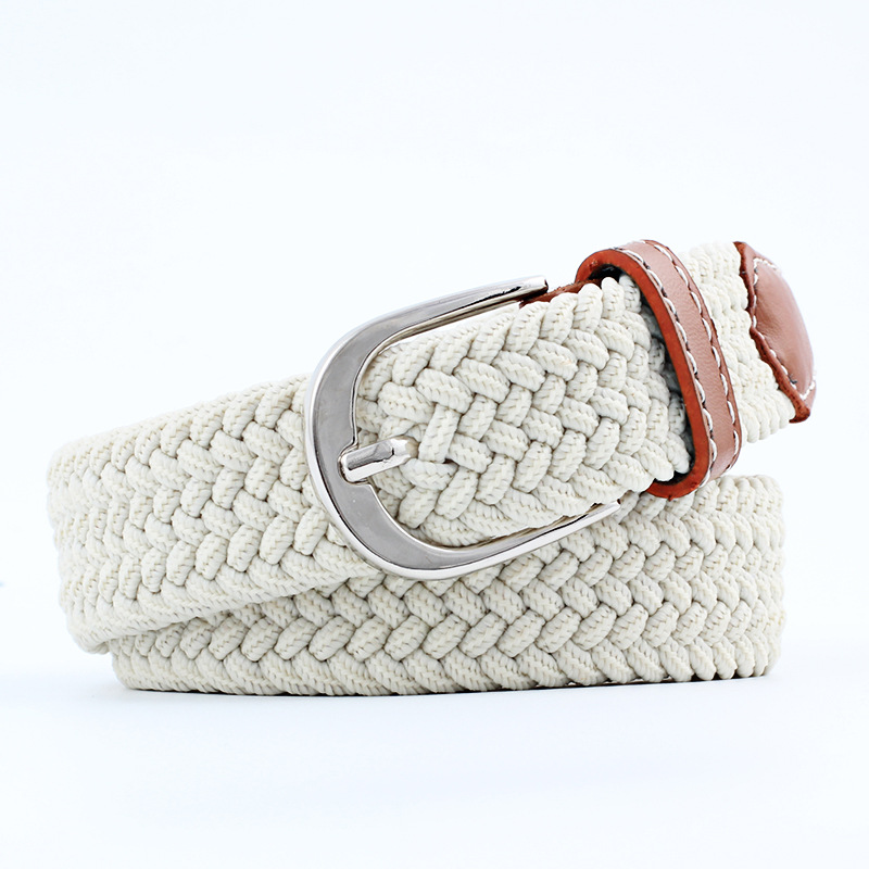 Herr casual stretch vävt bälte kvinnors barn elastiska bälten för jeans stickade bälten män modellering off white bälte för kvinnor