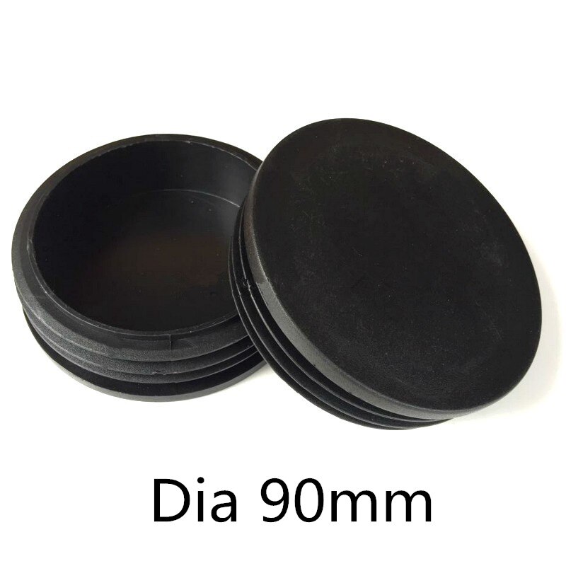 Diameter 100mm 90mm 76mm Foot Plugs Rubber Plugs Round Plastic Black Blanking End Cap Caps Tube Pipe Inserts Plug Bung: 9mm / Linen