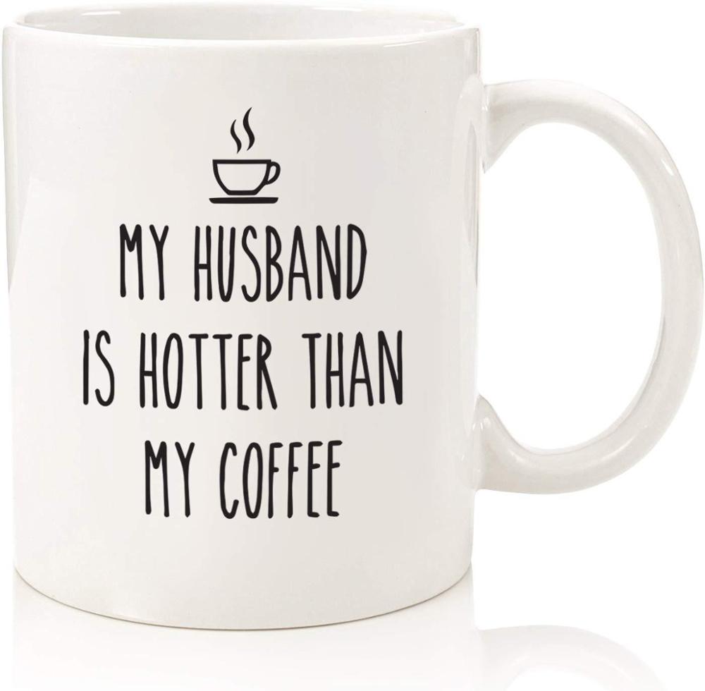 Couple Mug Ceramic Coffee Cup For Wife Husband Wedding Anniversary 350ml Coffee Mug Wife Cup: E