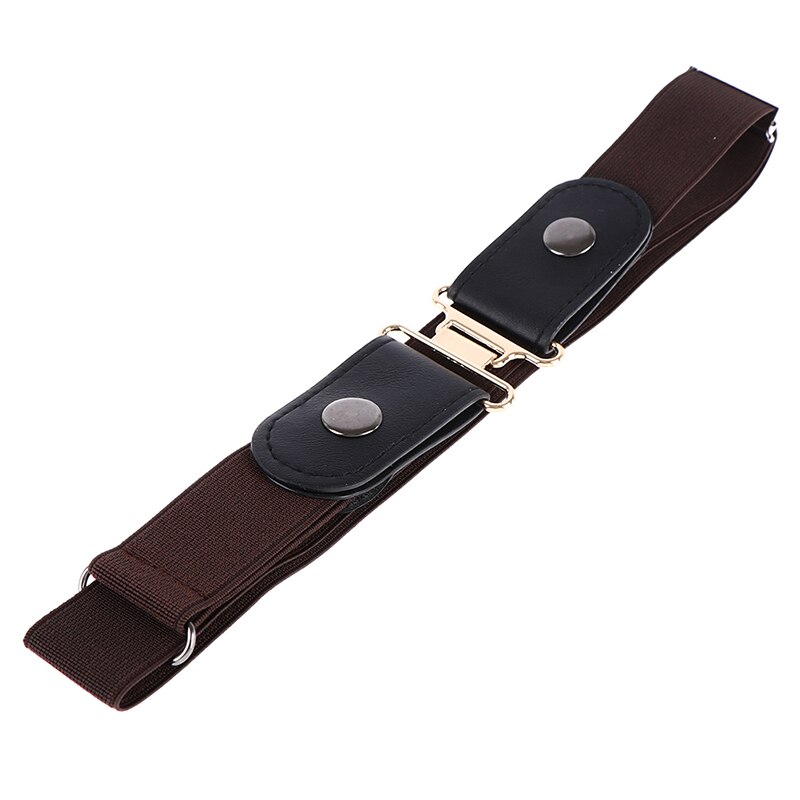 Women Buckle Stretch Belt Belt Invisible Elastic Waist Belt Unisex Jeans Pants: 3