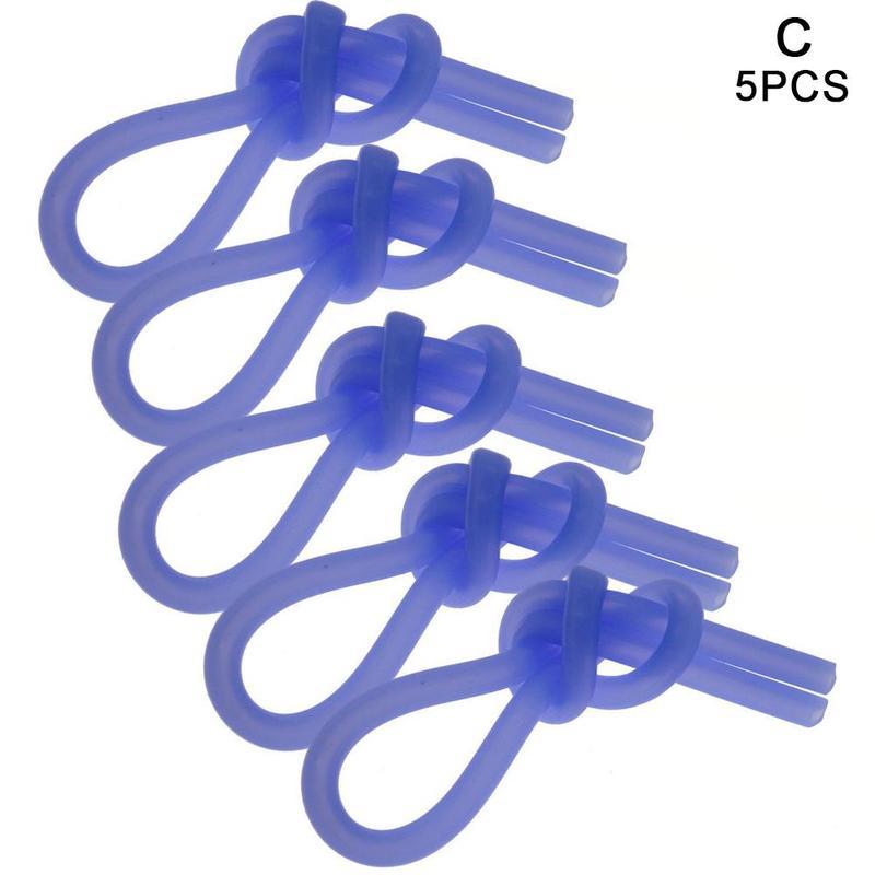 5 stk/pakke langvarig tennistilbehør tennissjokk slitesterk beste strengabsorbere racket for tennis for tennisracket  r9 g 4: C