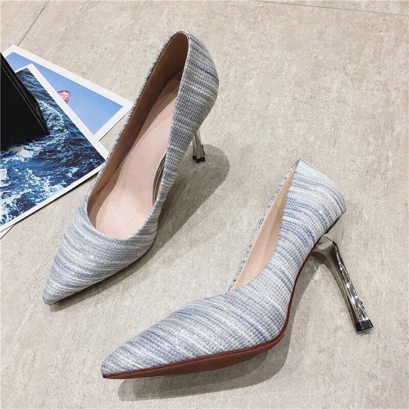 Morazora Mode Hoge Hakken Schoenen Eenvoudige Puntige Teen Stiletto Hakken Dames Partij Schoenen Ondiepe Zomer Vrouwen Pompen