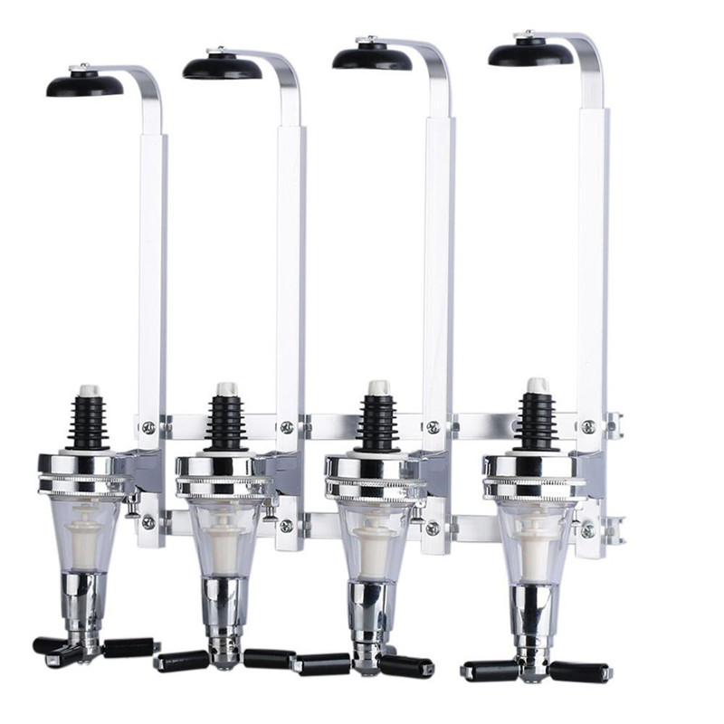 Four-head Distillation Wall-mounted Wine Rack Bar ... – Grandado