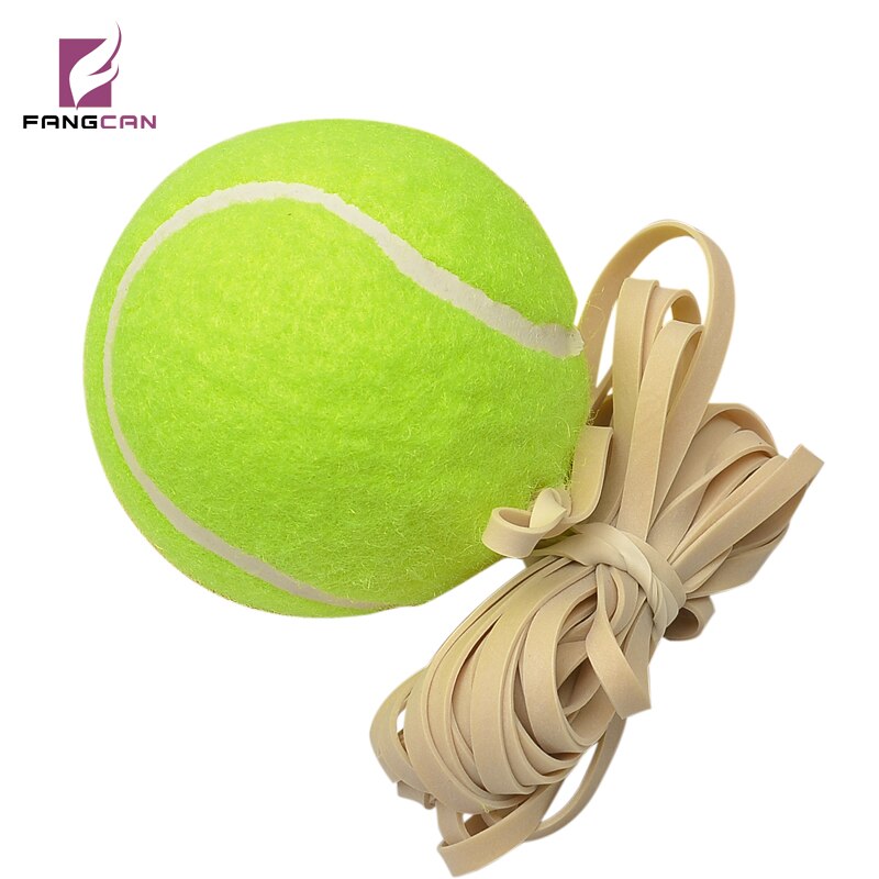 1 pc FANGCAN FCA-03 balle de Tennis d'entraînement avec chaîne élastique plate jaune pour l'entraînement