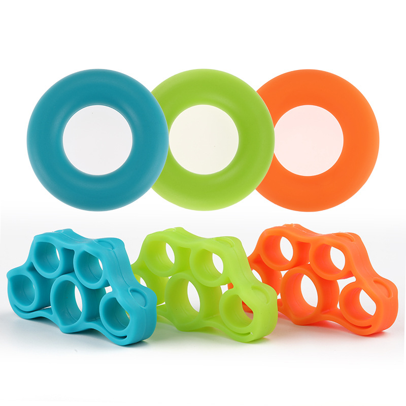 Pince à main en Silicone, extenseur de doigts, exercice de poignée de poignet, entraîneur de force, bandes de résistance, Fitness