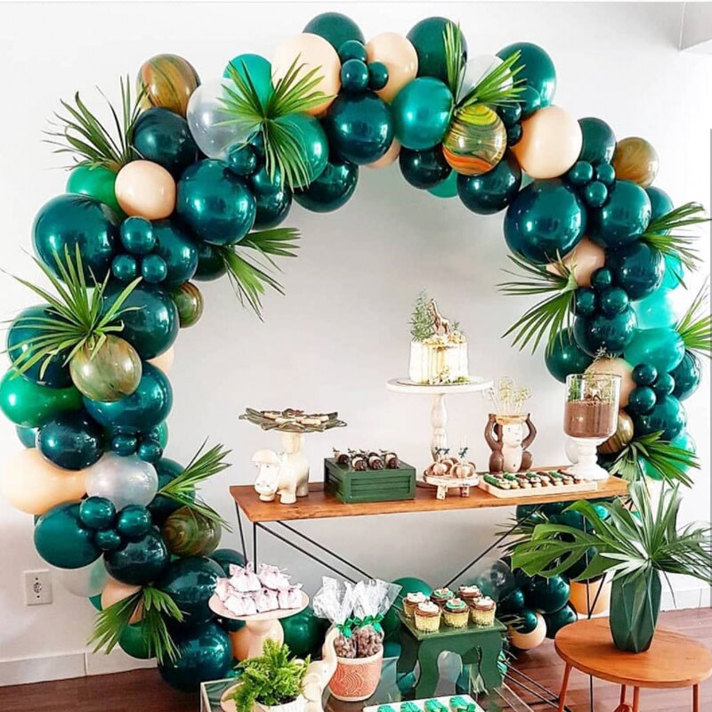 98cm Plastic Balloon Arch Ring Accessories Wedding Birthday Party Baloon Circle Arch Garland Decor DIY Balloon Background Holder