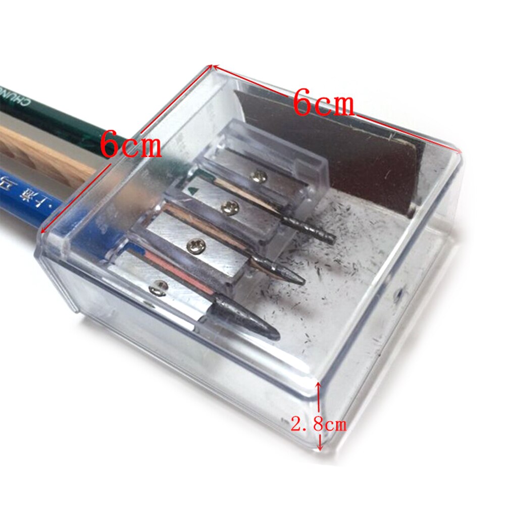 Pencil Sharpener Long Lead Core Art Drawing Sketching Pencils Manual Sharpener Drawing Supplies Multifunctional 4 Holes Charcoal