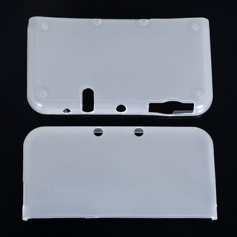 Clear White Soft Tpu Beschermhoes Game Console Protector Skin Cover Shell Voor N-Intendo 3DS Ll Xl console