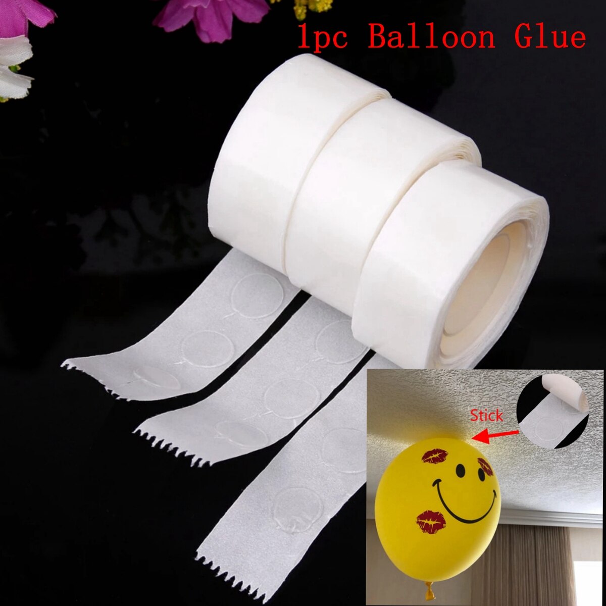 Balloon Arch Decor Plastic Balloon Clips Birthday Decoration Baby Shower Ballon Garland Chain Wedding DIY Baloon Accessories: 1pc gule