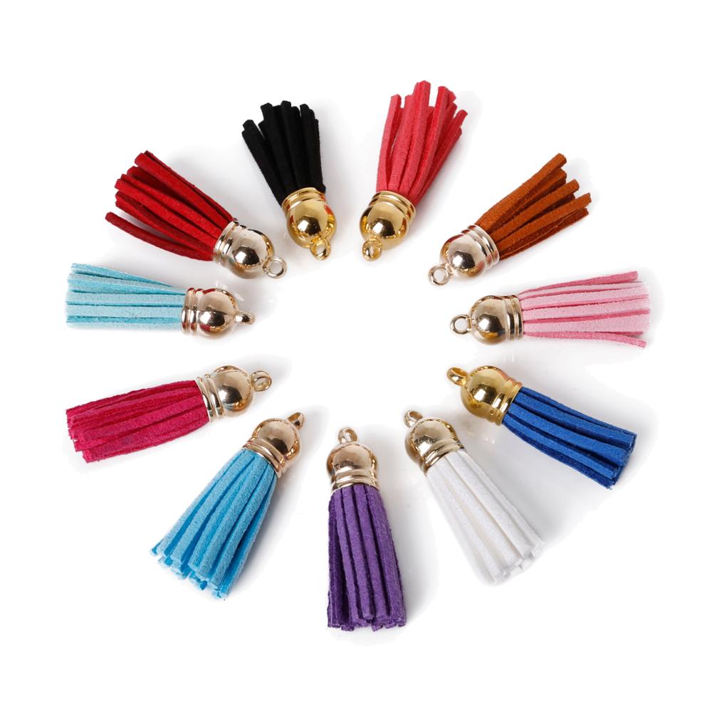 10 stuks vintage leren kwastjes, franje, spikes voor zelfgemaakte sleutelhangers, telefoon kwastjes, handgemaakte oorbellen, sieradenaccessoires