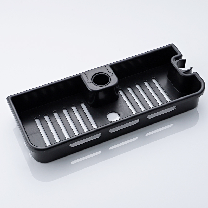 Badkamer Douche Opbergrek Organizer Geen Boren Hefstang Douchekop Houder Douchegel Shampoo Lade Houder Paalplanken: Paars