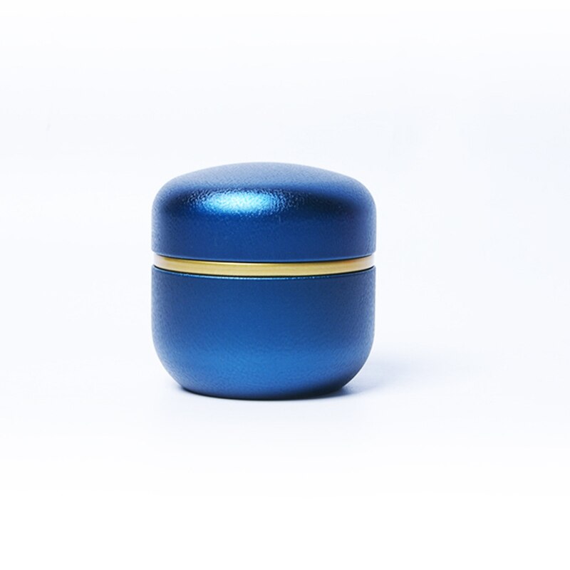 Mini caja de almacenamiento de dulces de té y café de lata de flores, caja redonda de Metal hermética, contenedor de recuerdo de de boda, caja de de té caddy: 7