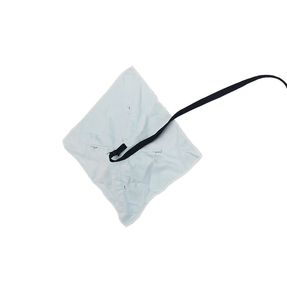 Sax Saxophone Cleaning Cloth Tools with Brush Weighted Cord Woodwind Saxophone Instruments Cleanable Cloth
