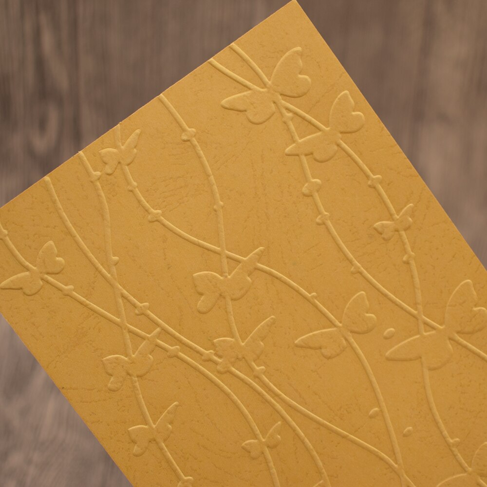 Butterfly Vine Plastic Embossing Folder Template For Scrapbooking Photo Album Paper Card Making Decoration