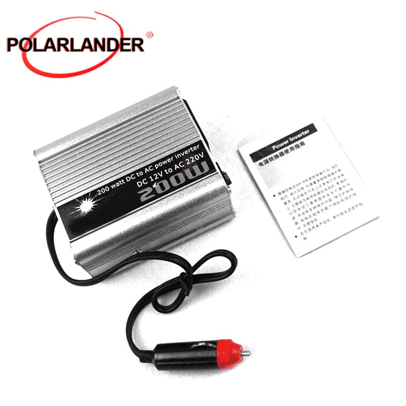 Modified Sine Wave Converter DC 12V to AC 220V car styling transformer Vehicle Power Supply 200W Inverter