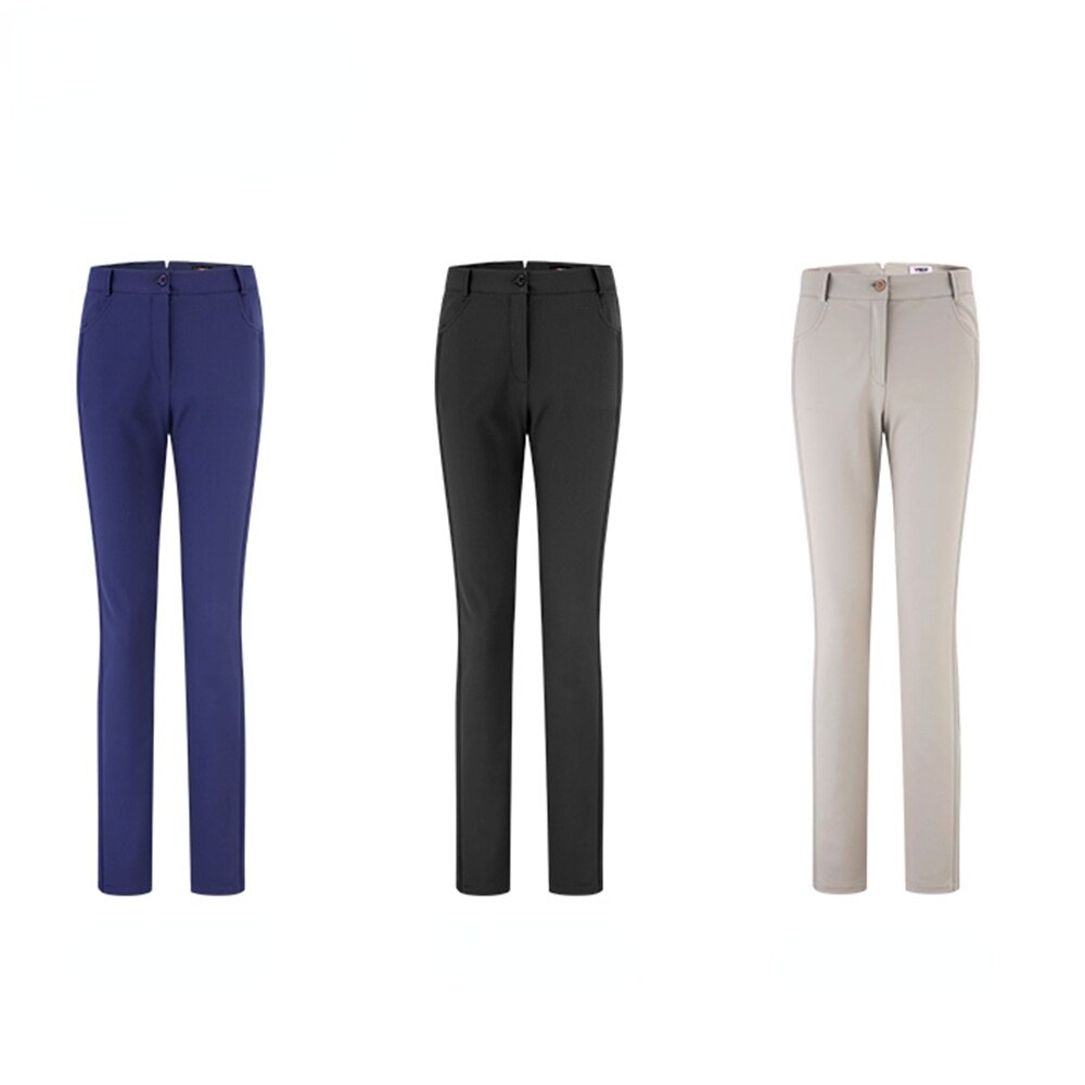 PGM autunno inverno pantaloni da Golf impermeabili da donna spessi mantenere caldi pantaloni lunghi da Golf pantaloni da Tennis antivento KUZ112