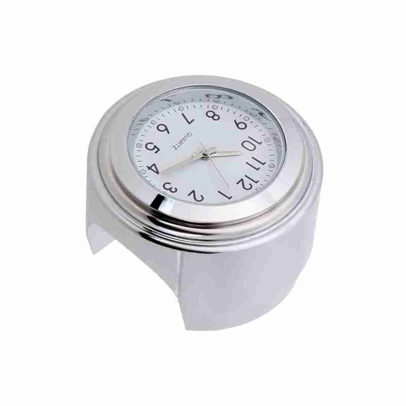 22-25MM Motorcycle Handlebar Clock Thermometer Moto Dial Accessories Mount Clock Handlebar Gauga Watch Thermometer Temp Mot