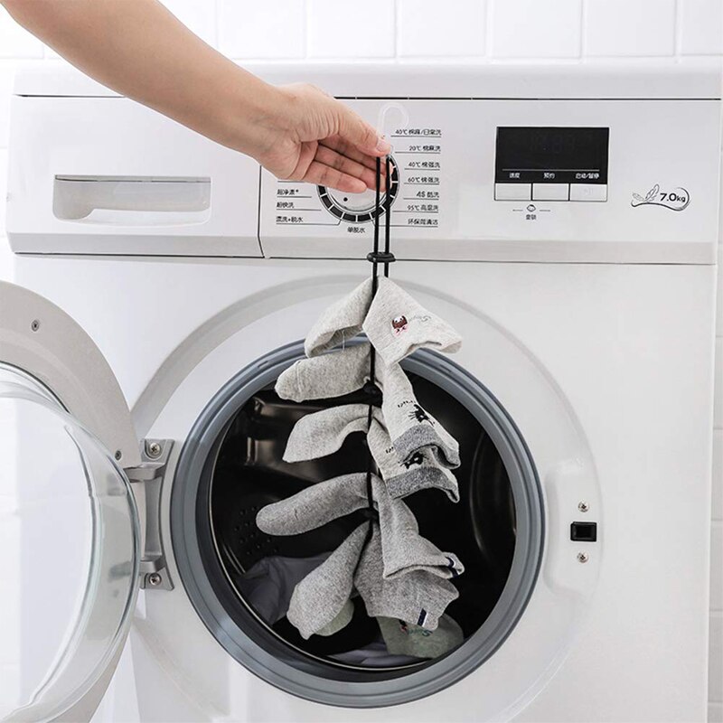 Multifunktionstøjslinjer vaske tørre sokker lanyard tøj artefakt hjemmestrømper hængende rebstativ