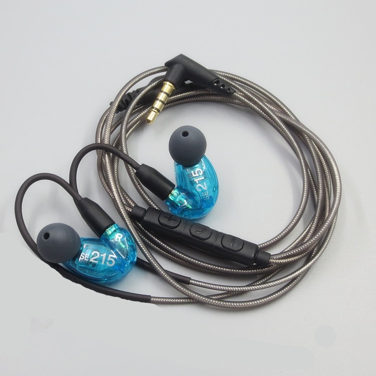 Diy Mmcx SE215 Headset Hifi Stereo In Ear Koptelefoon Noise Cancelling Bass Hoofdtelefoon Mmcx Voor Shure Voor Iphone Xiaomi Samsung