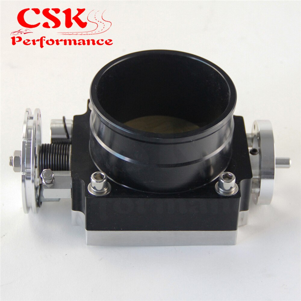 Universal 90mm VQ35TPS Throttle Body Intake Manifold Black/Red/Blue/Silver